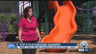 Top 5 playground dangers