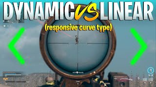Information Dynamic VS Linear in WARZONE 🤯 Best Aim Response Curve Type Guide