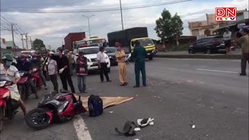 Thanh niên bị xe tải cán tử vong trên Quốc lộ 51