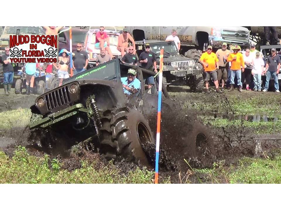 girls like you Jeep Wrangler Mega Truck Gives it All He's Got, in the Bounty Hole.