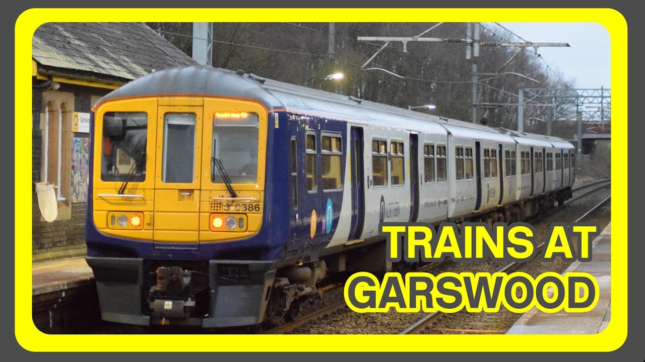 Trains at Garswood railway station (28/01/2023) YouTube