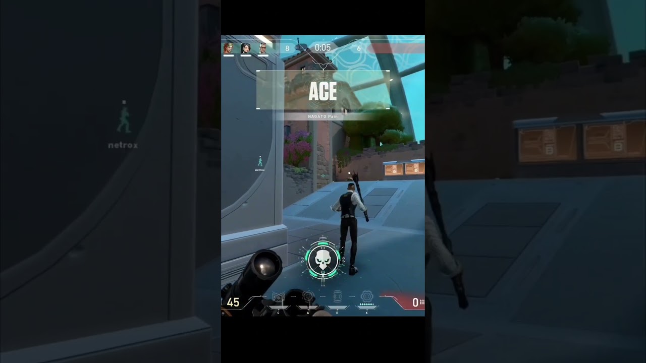 Iso destroy enemies NAGATO aim pearl MVP match valorant 