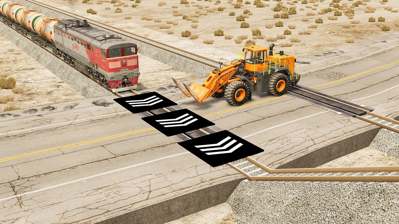 Epic Trains vs Dash Plat Speed Boost to Ramp Jump Crashes #6 – BeamNG.drive | BeamNG High Speed