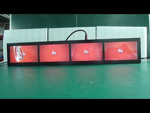 2018 HD ad video player Shelf Video Strip Single ADP 7 inch 1080p lcd monitor