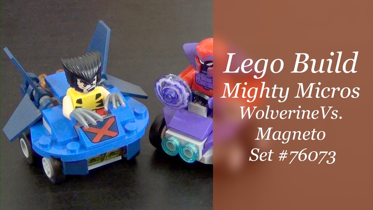 Let's Build - LEGO Mighty Micros Wolverine Vs Magneto Set 