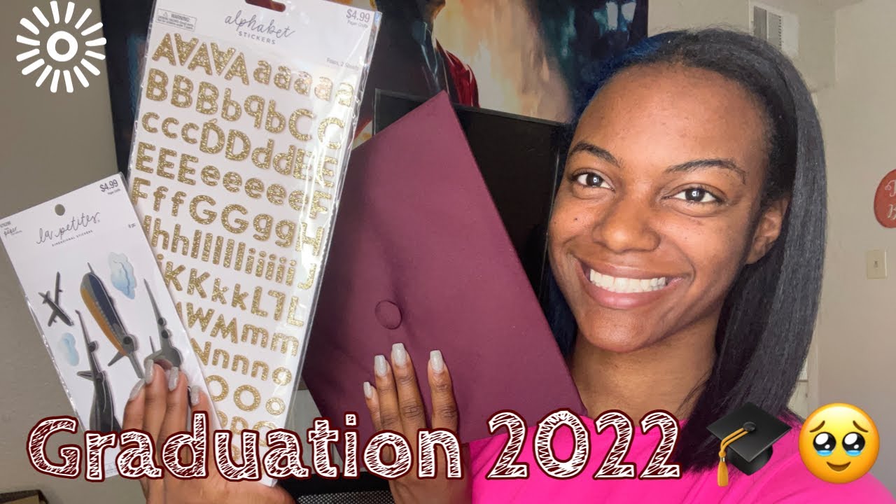 Hobby Lobby Haul GRAD CAP DECORATION 2022 YouTube