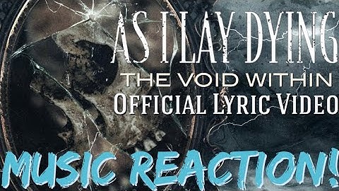 HEAVY TO THE CORE🔥As I Lay Dying - The Void Within Official Lyric Video | Music Reaction🔥