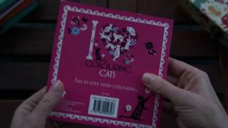 I Heart Colouring Cats - flip through