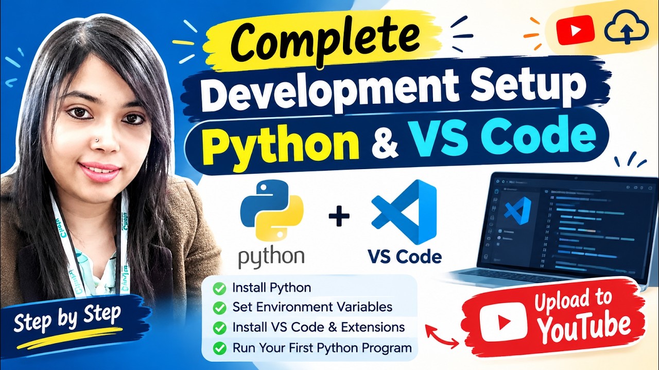 Complete Development setup Python & vscode - YouTube
