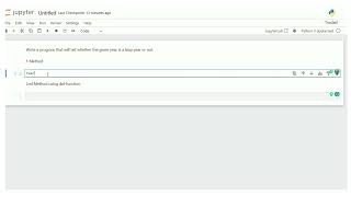 Python Programming: Is it a Leap Year Let's Find Out!