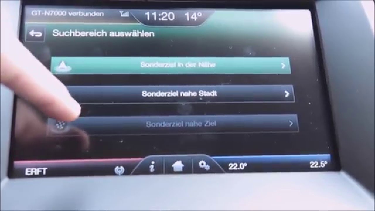 Ford S-max Navi Sd Karte Wechseln Anleitung Der neue Ford Galaxy und S-Max: Navigationssystem Ford SYNC 2 - YouTube