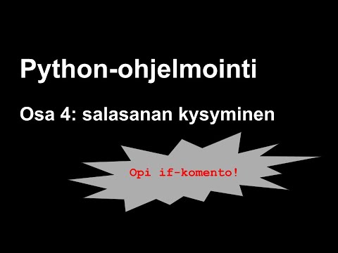 Video: Mitä K tarkoittaa Pythonissa?