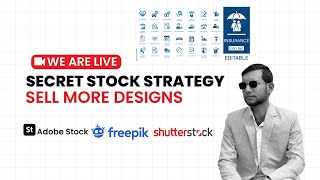 Professional bundle Icons Pack | Black & White Vector Icon Set |  Adobe Stock Design Tutorial