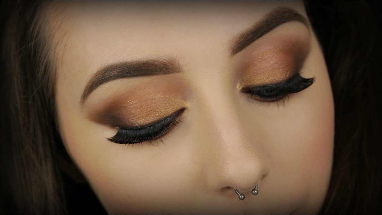 Autumn Appropriate Copper Smokey Eyes & Brown Lips YouTube