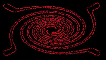 Photoshop tutorial-swirl text effect