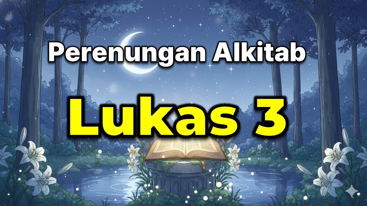 🎧Lukas 3 | YouTube Pembacaan Alkitab | Dengarkan Alkitab sebelum Tidur, Suara Lembut & Damai