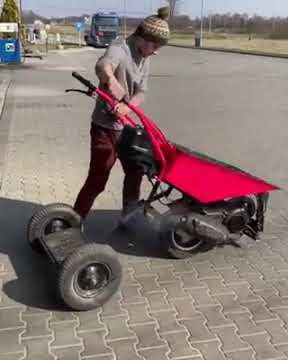 Artco gerobak sorong bermesin