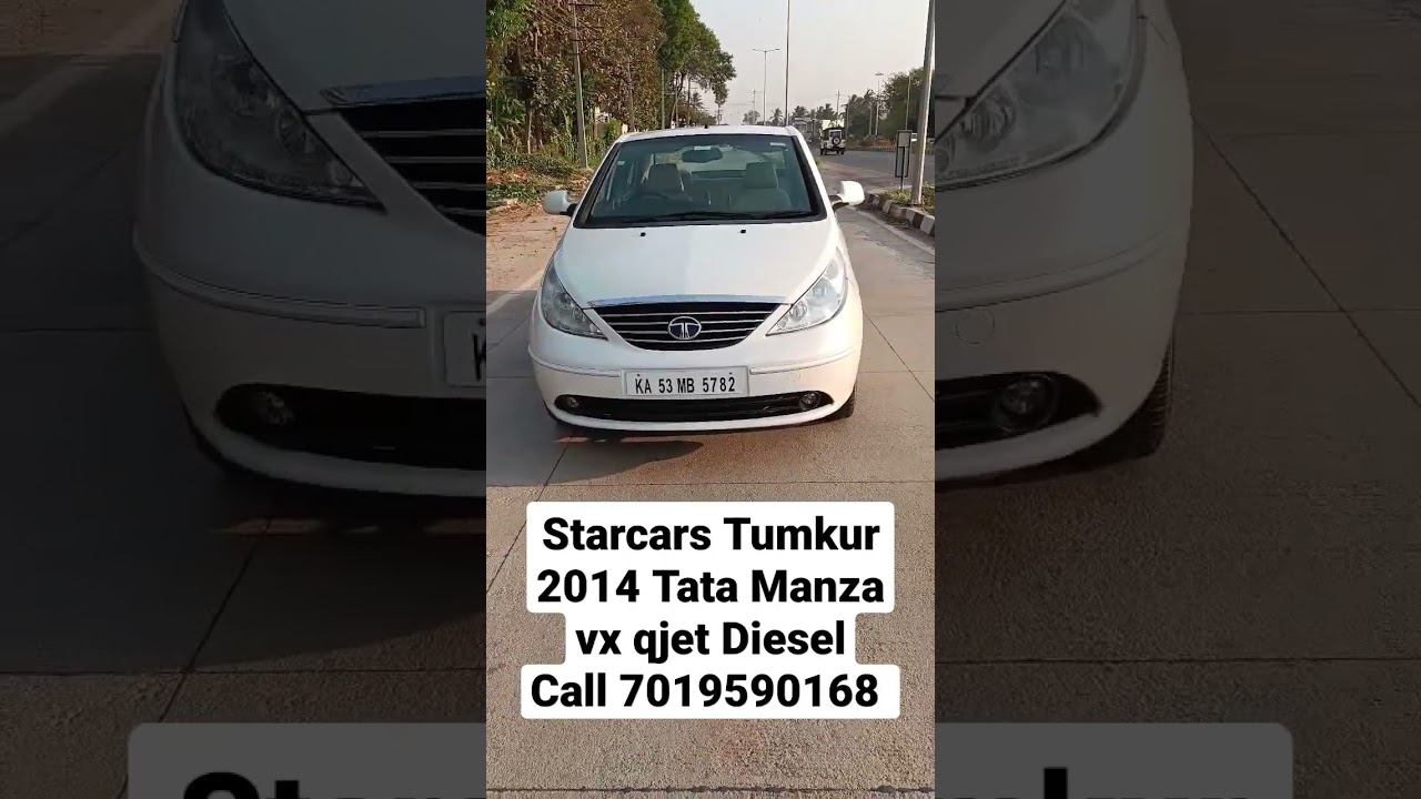 2014 Tata Manza Vx Quadrajet Diesel Topend @starcarstumkur 