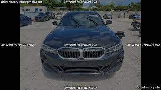2023 Bmw 3er | VIN 3MW69FF07P8C98702 screenshot 5