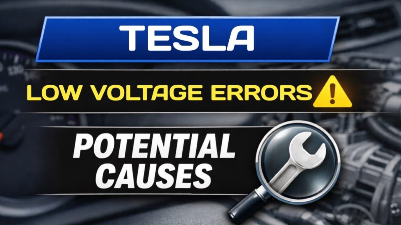 Ошибки низкого напряжения в автомобилях Tesla – что может быть их причиной?