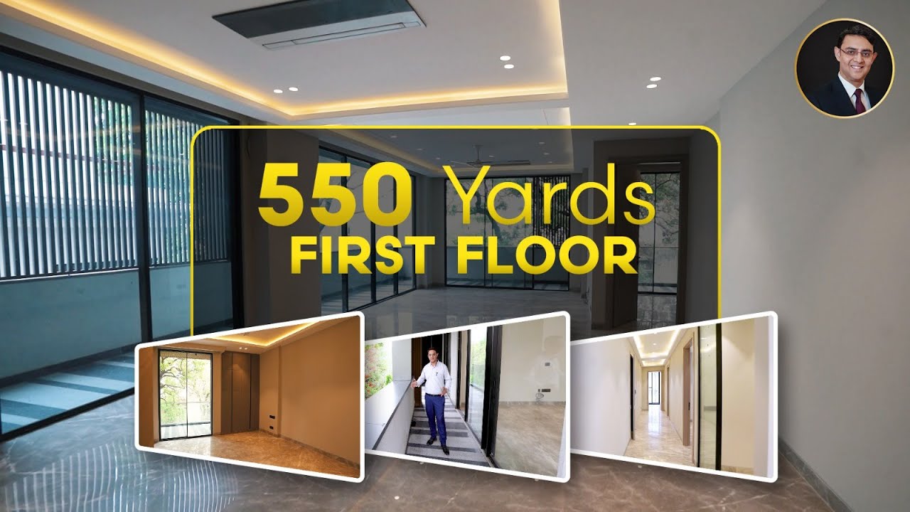 550 sq yd first floor by JCR Homes, Greater Kailash 2: video tour by SouthDelhiFloors