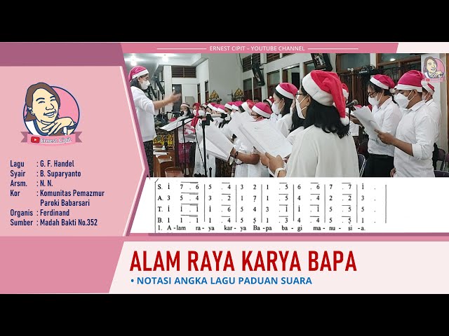 Lagu Natal Megah Alam Raya Karya Bapa | Madah Bakti 352 | GF Handel class=
