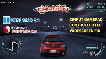 Winlator 7.1 | NEED FOR SPEED CARBON | Snapdragon 680