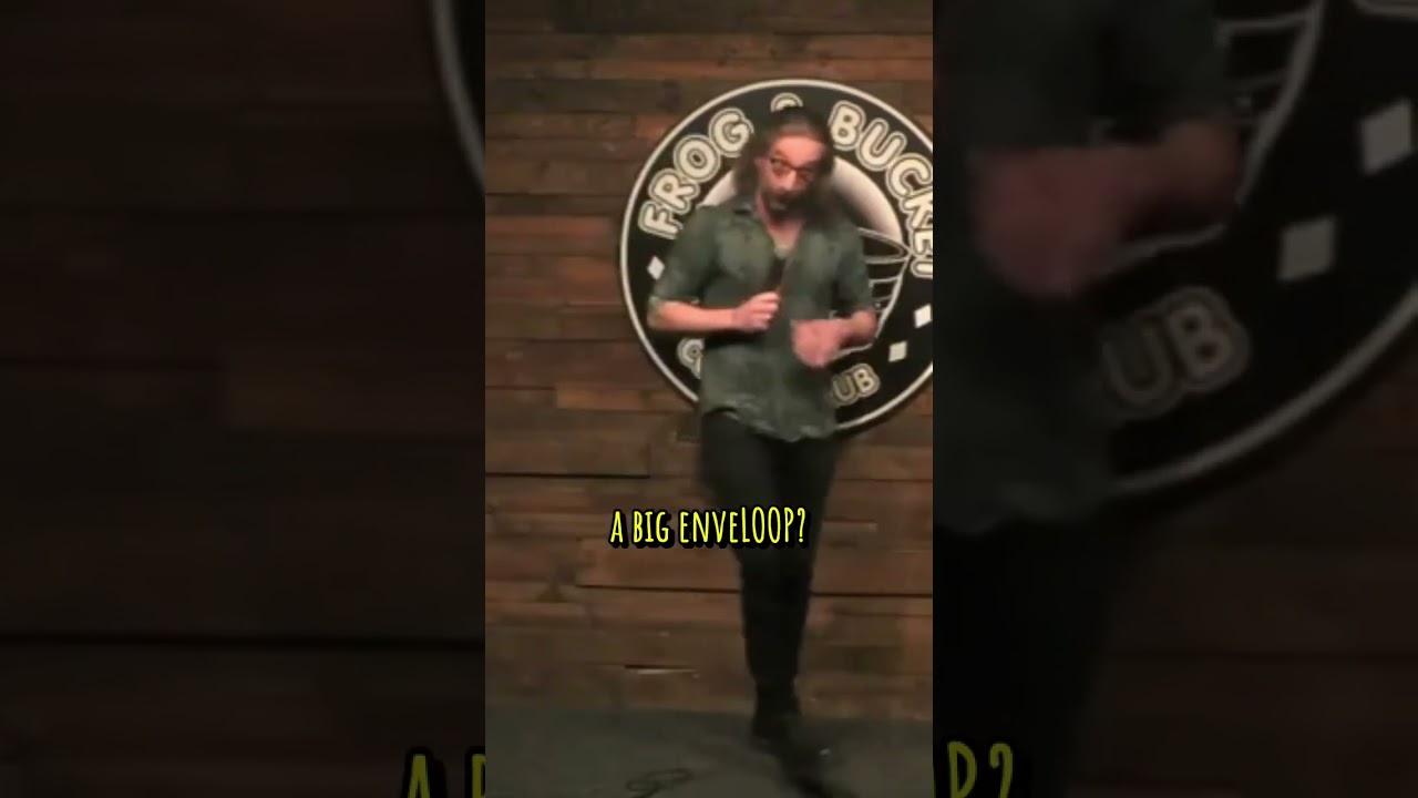 comedian struggling with ADHD, taking things literally. 