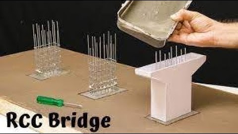 Mini Bridge Concrete Model Part 1 = Column    Mini House Model