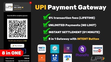 Latest 8 in 1 UPI Payment Gateway Source code Download | Fast UPI Payment, Personal QR + Business QR