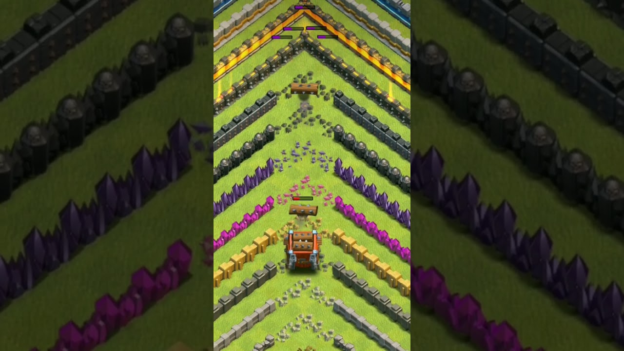 Every Level Walls vs Log launcher | Clash of Clan 