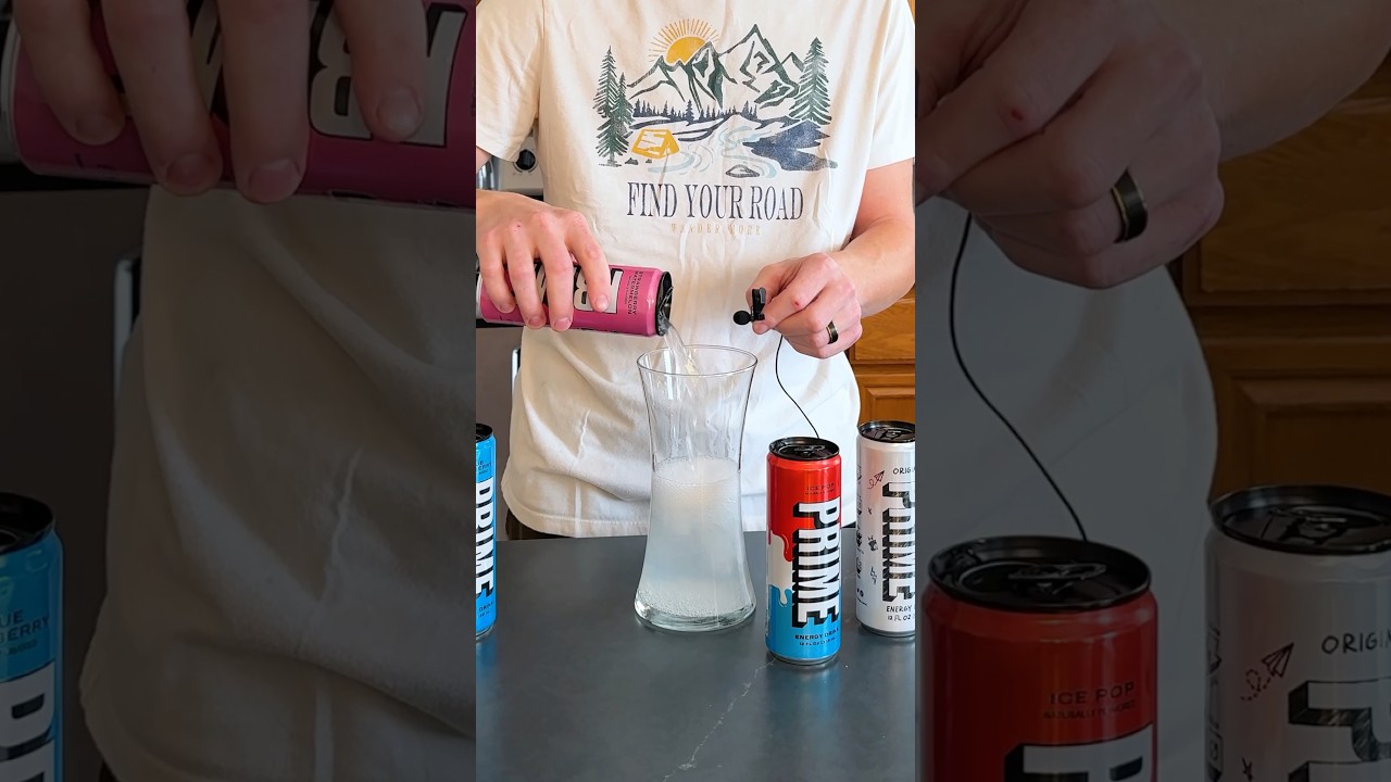 Mixing every PRIME energy drink together 🤢￼