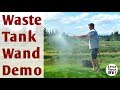 Flexible RV Waste Tank Cleaning Wand Demo