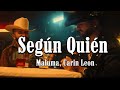 Maluma Carin Leon Según Quién Letra