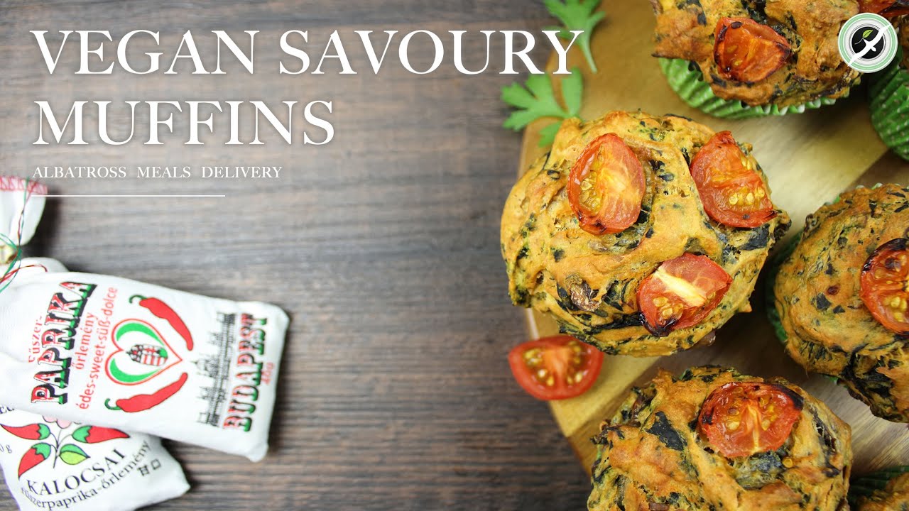 Vegan Savoury Muffins | ALBATROSS MEALS DELIVERY
