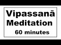 Vipassan meditation a daily meditation timer 60 minutes bell every 5 meditations series