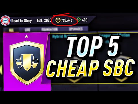 TOP 5 CHEAP SBC'S TO COMPLETE FOR GUARANTEED PROFIT!! (FIFA 22 ADVANCED SBC'S)