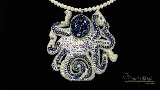 колье осьминог / choker octopus