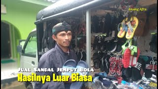 Viral toko sandal keliling