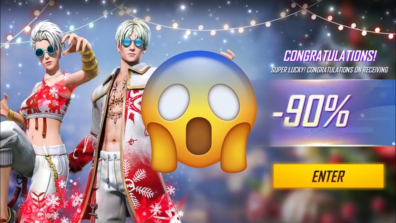 Free Fire Mystery Shop Event Trick - 90% Off 😱 || Aisha FF Gamer 