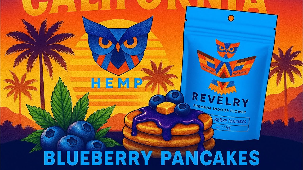 Trying Blueberry Pancakes Thca Flower from Revelry Hemp 