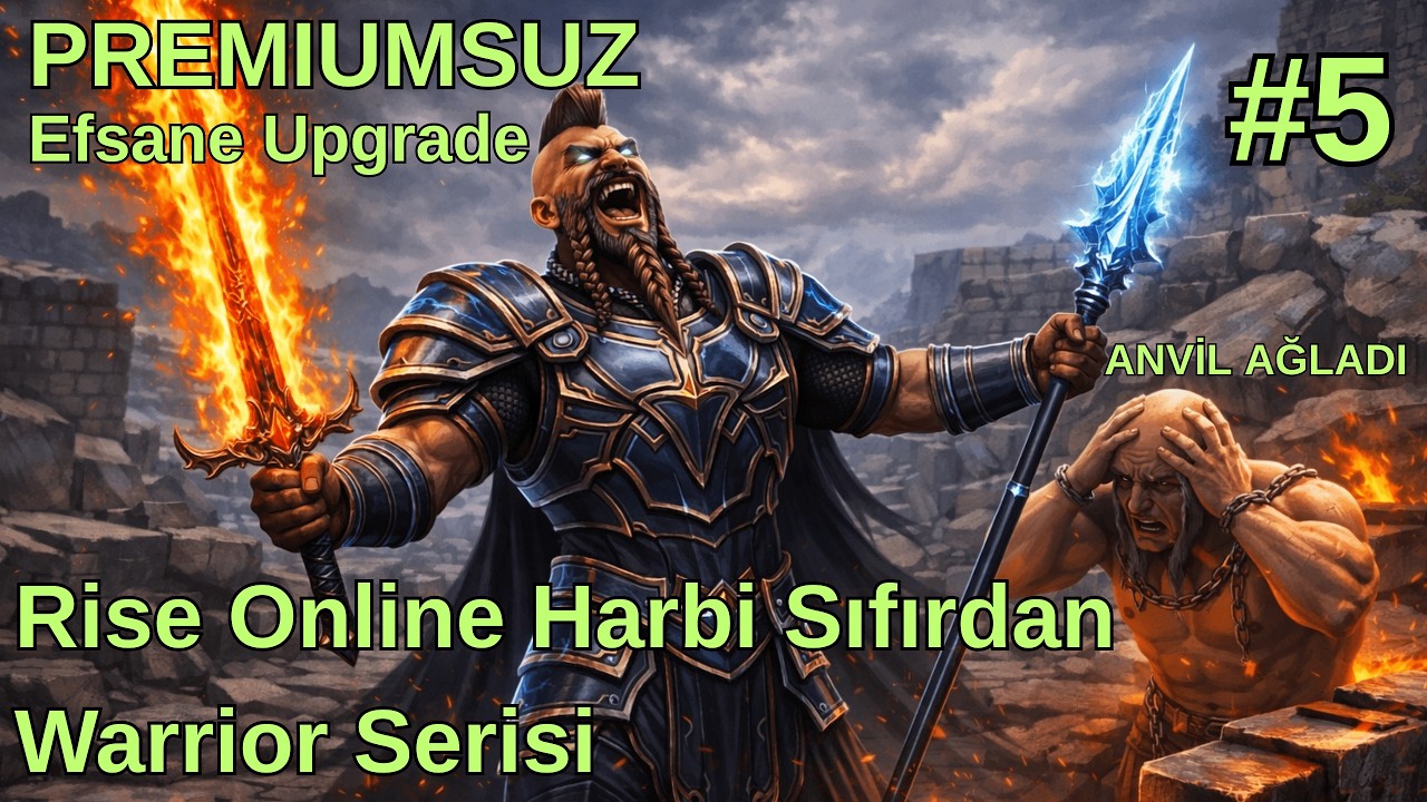 Rise Online Harbi Sıfırdan Warrior Serisi 5.Bölüm Premium ve Pus Yok Efsane Upgrade - Çekiliş Sonuç