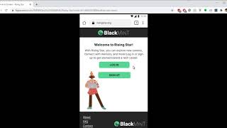 Rising star beta version quick walkthrough risingstar.blackmint.io screenshot 4