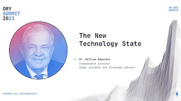 Keynote: The Future of Software | Dr. William Raduchel | Ory Summit 2023