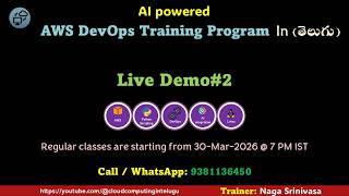 Live Demo 2 | AWS SAA & DevOps 26-Mar-2026 batch | Cloud Computing In Telugu Profile