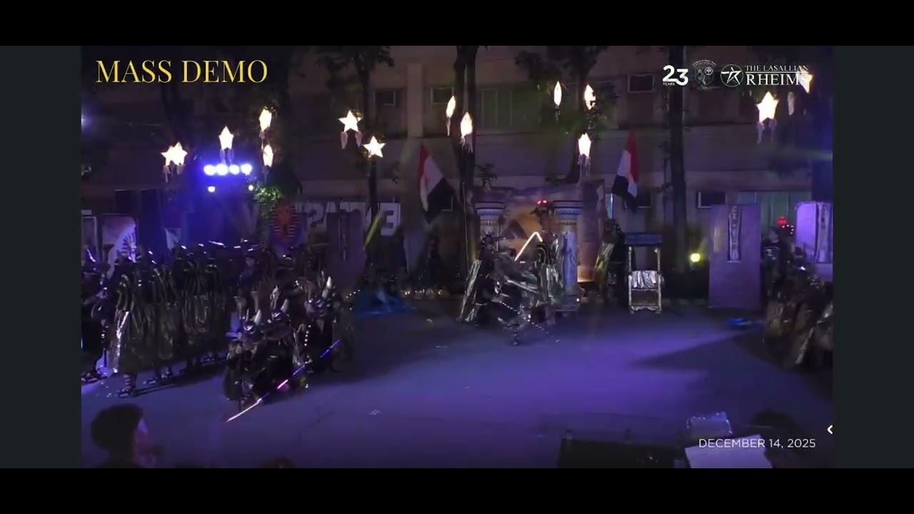 Mass Demo of Grade 4 of Academy of St. John represent Egypt