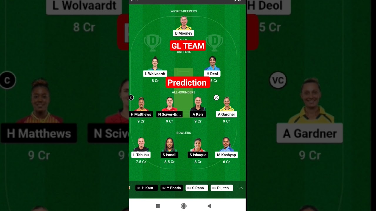 GUJ W VS MUM W Dream11 Prediction Team ll guj vs mum Dream11 today match team 
