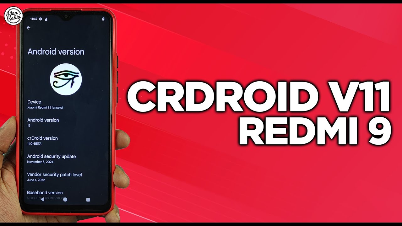Установите Custom Rom CRDROID Android 15 Redmi 9 — ВЫСОКАЯ ПРОИЗВОДИТЕЛЬНОСТЬ И ГЛАДКОСТЬ?