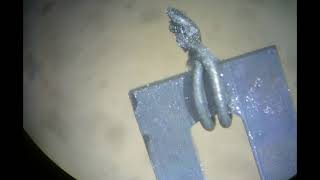 Gallium metal ion source, Home made.