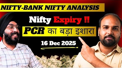 Nifty & Bank Nifty Price Action Analysis For 16 Dec 2025